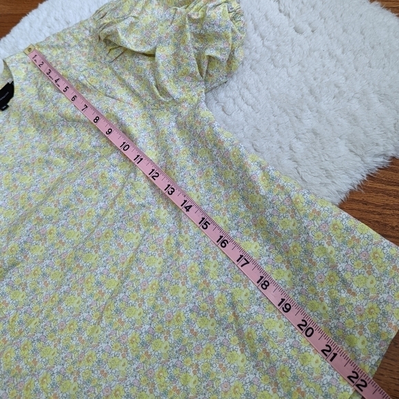 Birgitte HERSKIND bell blouse meadow flower floral print retro top 36 - Picture 15 of 16